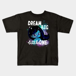 Dream Big Little One Stars Night Sky Kids T-Shirt